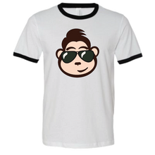 Load image into Gallery viewer, Joe Monkey Brandmark Men's Ringer T-Shirt
