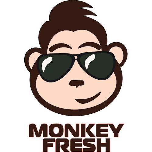 Monkey Fresh Joe Window Decal