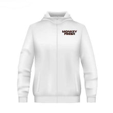 Load image into Gallery viewer, Monkey Fresh Heads Women&#39;s Hoodie - White
